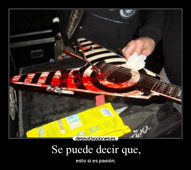 carteles sangre pasion musica desmotivaciones