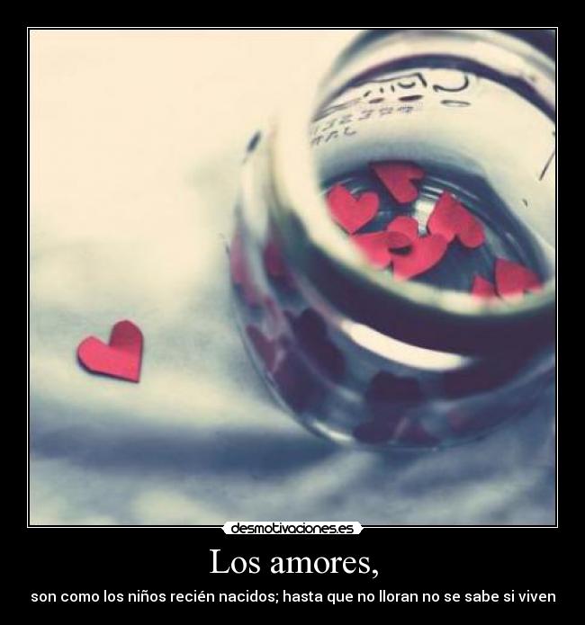 Los amores, -
