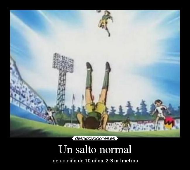Un salto normal -