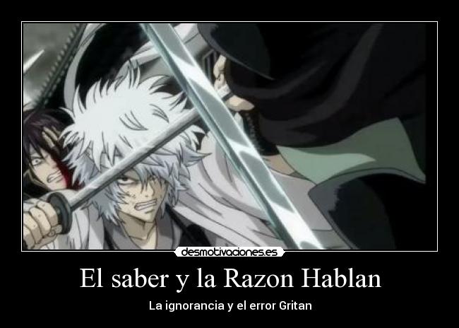 El saber y la Razon Hablan -