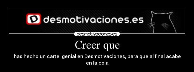 Creer que - 