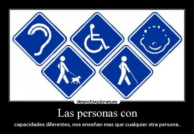 Las personas con -