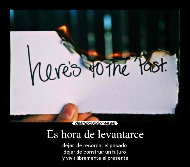 Es hora de levantarce -