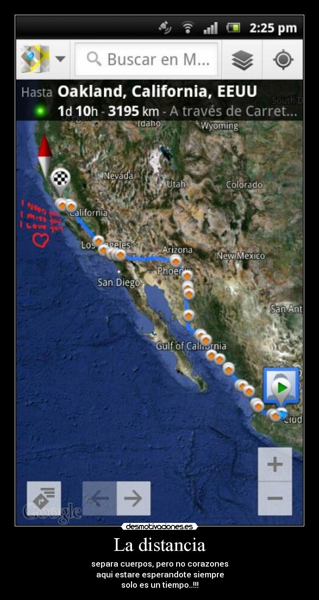 La distancia - separa cuerpos, pero no corazones
aqui estare esperandote siempre
solo es un tiempo..!!!