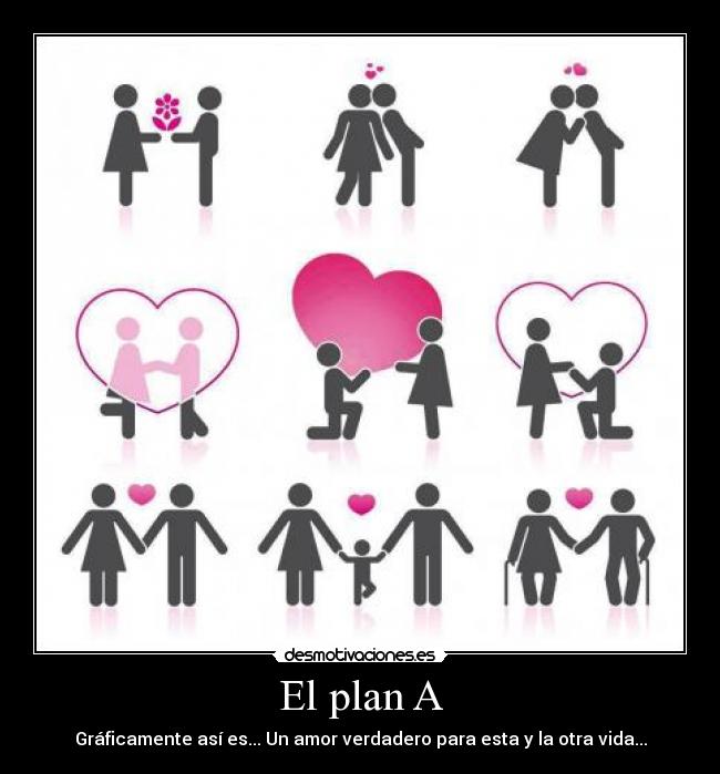 El plan A - Gráficamente así es... Un amor verdadero para esta y la otra vida...