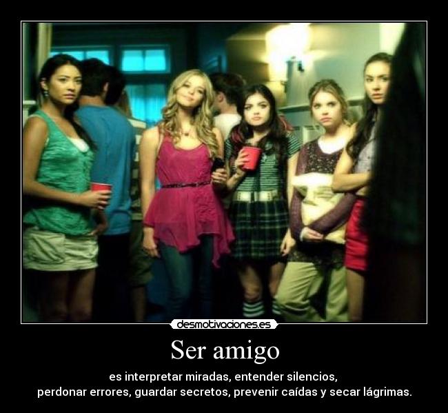 Ser amigo -