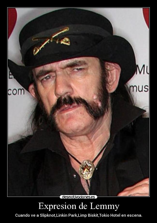Expresion de Lemmy -