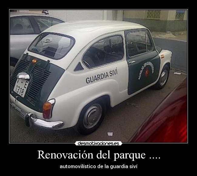 Renovación del parque .... - automovilístico de la guardia siví