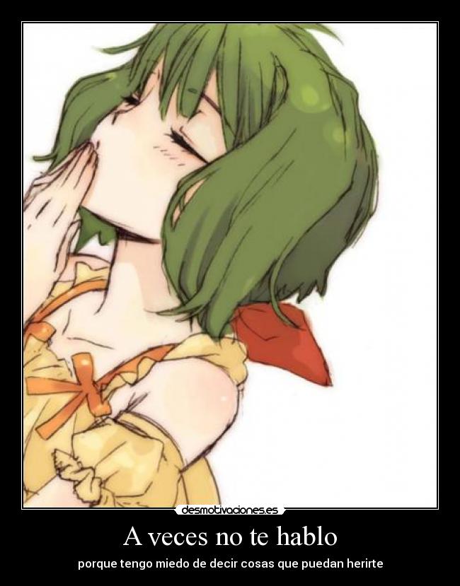 A veces no te hablo -