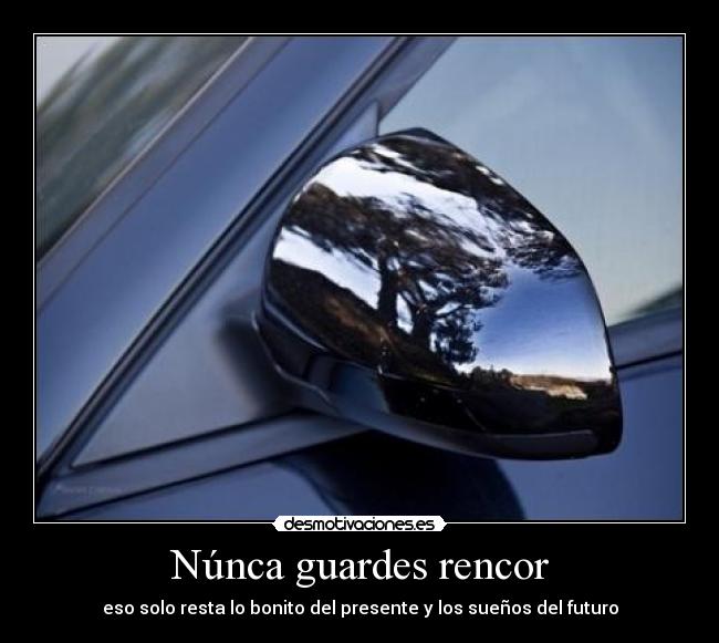 Núnca guardes rencor -