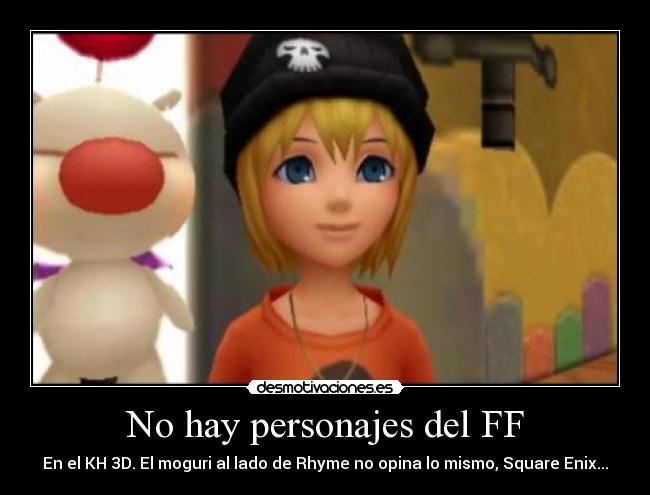 No hay personajes del FF - 