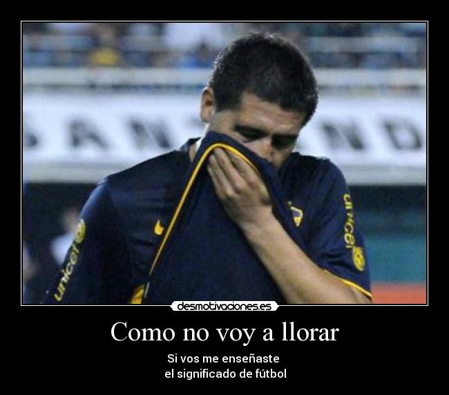 Como no voy a llorar -