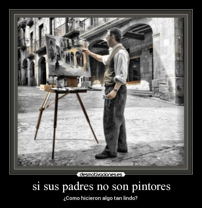 si sus padres no son pintores - ¿Como hicieron algo tan lindo? ♥