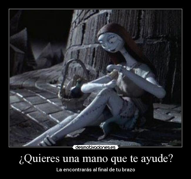 ¿Quieres una mano que te ayude? -