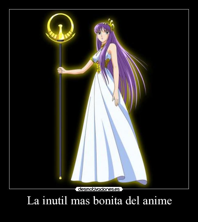 La inutil mas bonita del anime - 