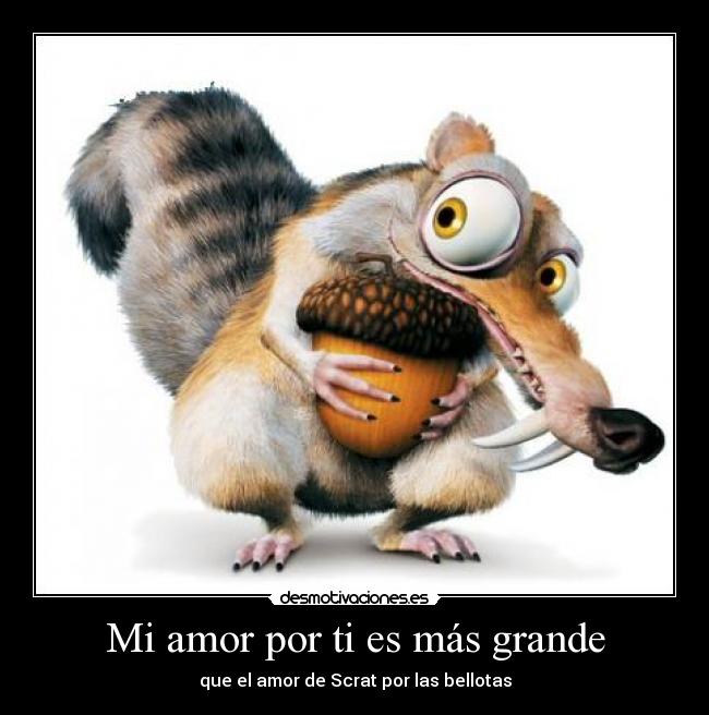 Mi amor por ti es más grande -