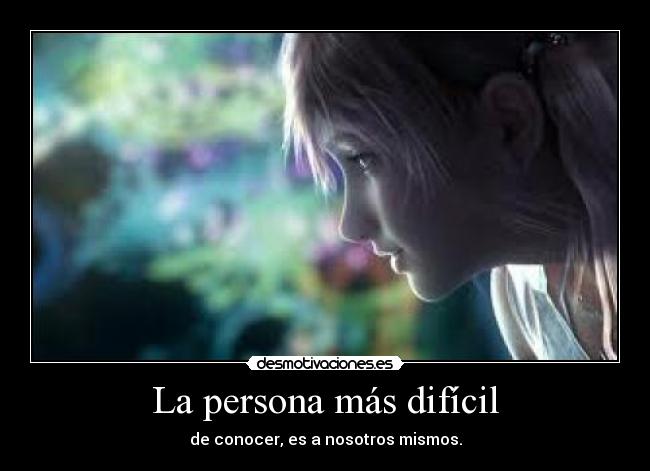La persona más difícil - 