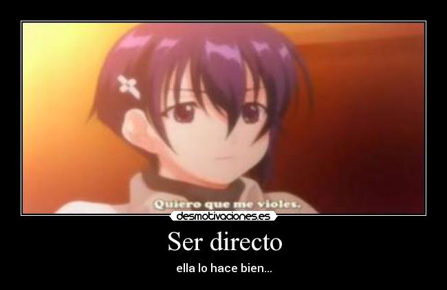 Ser directo - 