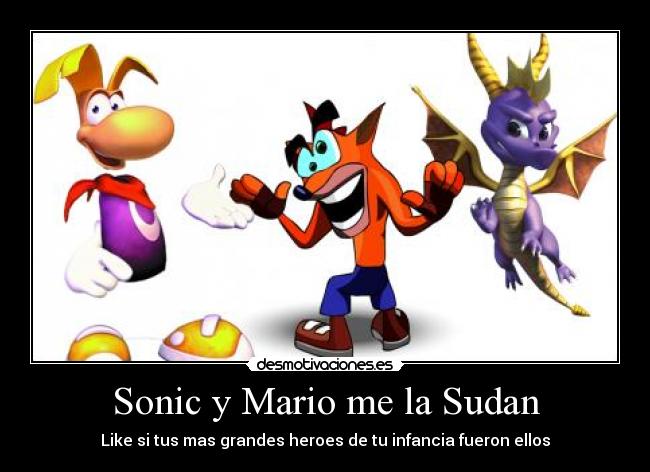 Sonic y Mario me la Sudan -