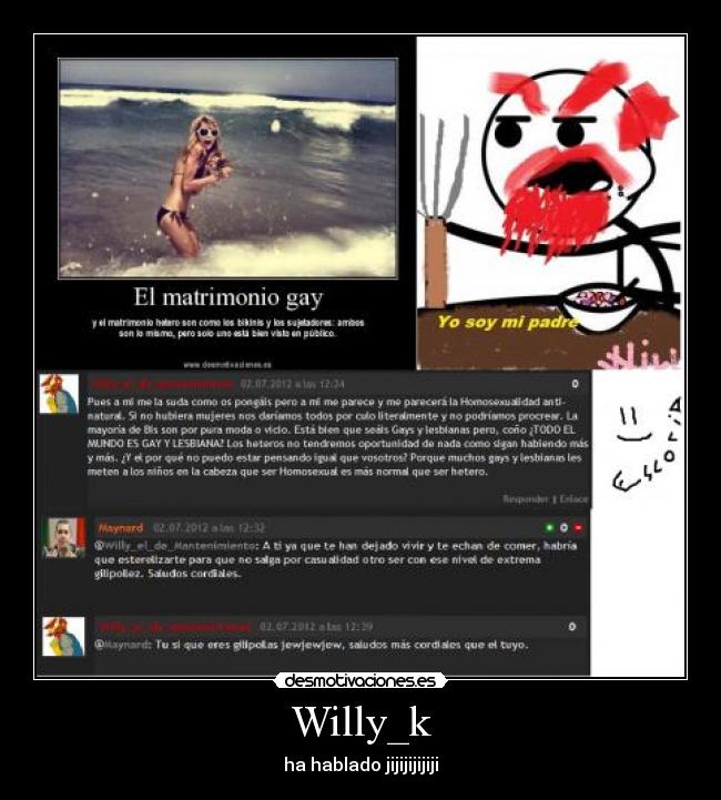 carteles willy mantenimiento desmotivaciones