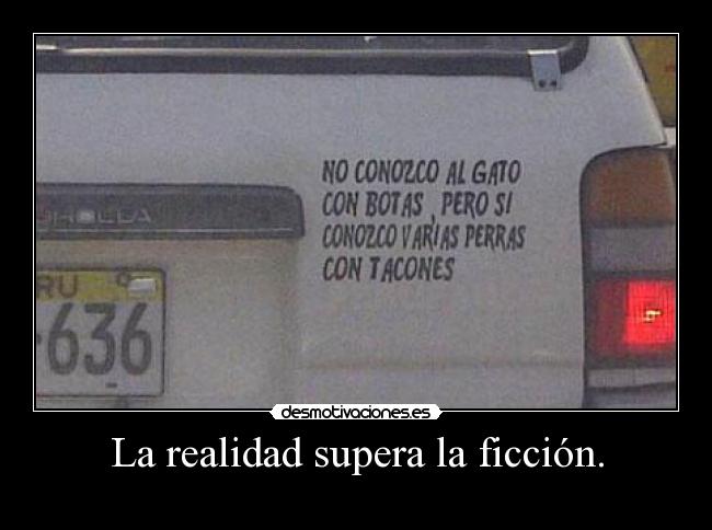 La realidad supera la ficción. - 