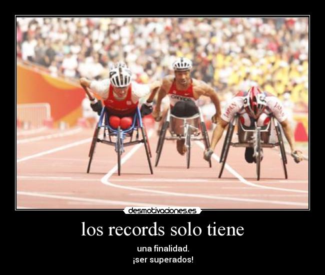 los records solo tiene - 