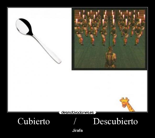 Cubierto          /       Descubierto - 