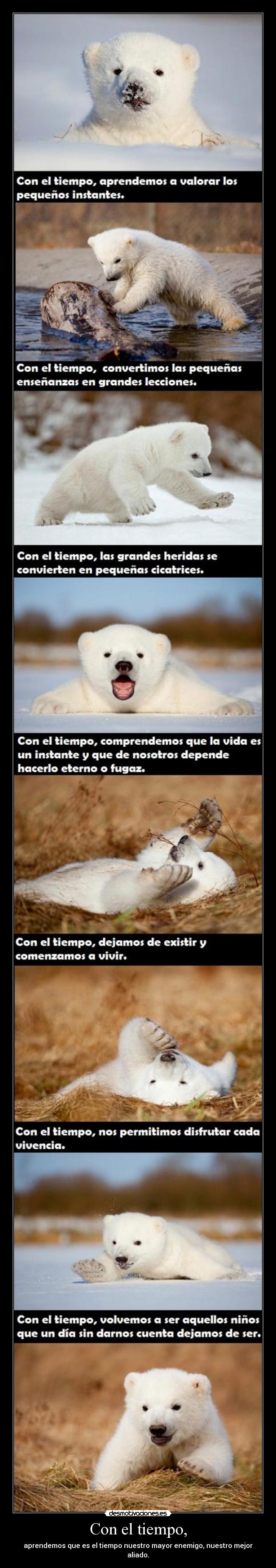 Con el tiempo, - 