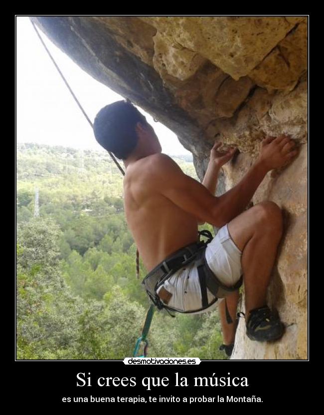 Si crees que la música -