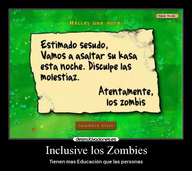 Inclusive los Zombies - 