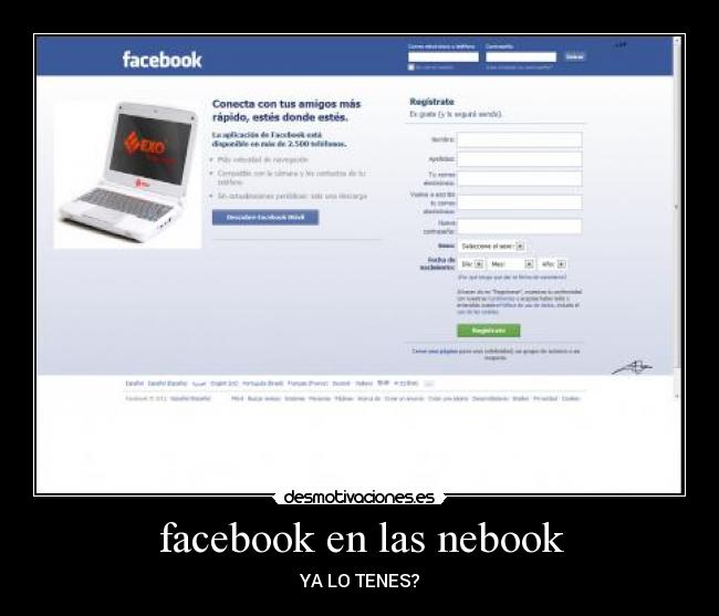 carteles facebook podes chatear desde notebook desmotivaciones
