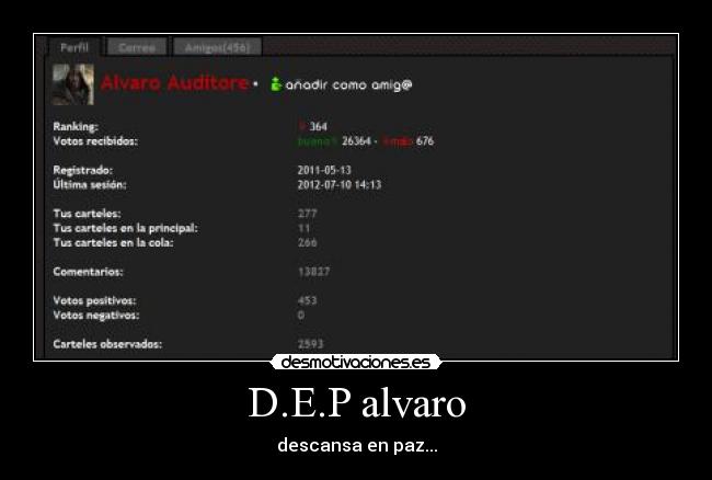 D.E.P alvaro -