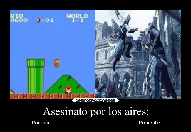 Asesinato por los aires: - Pasado                                                                            Presente