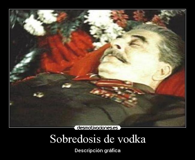 Sobredosis de vodka - 