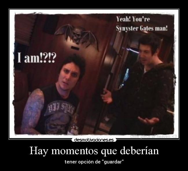 Hay momentos que deberían - tener opción de guardar