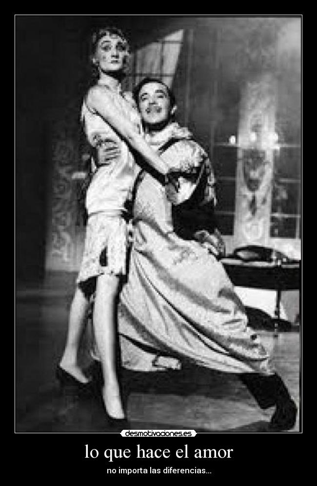 lo que hace el amor - no importa las diferencias...