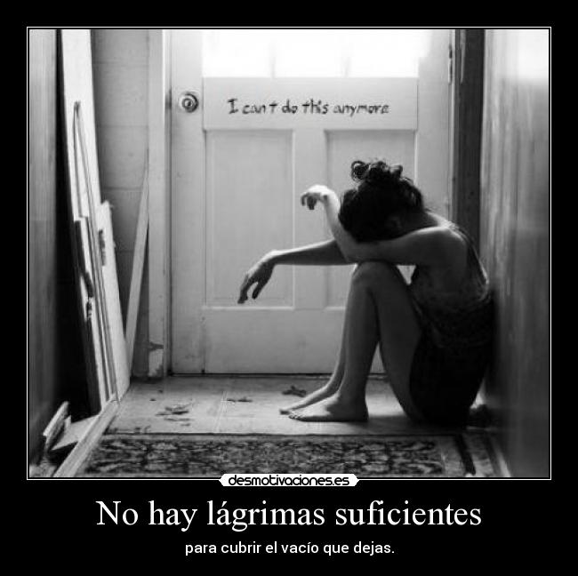 No hay lágrimas suficientes - 