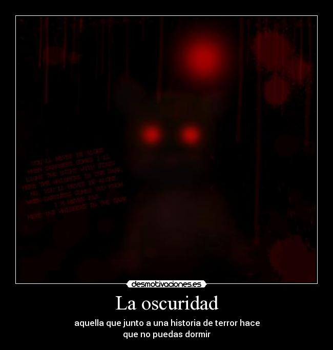 La oscuridad - 