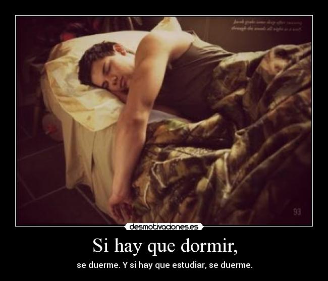 carteles dormir dormir desmotivaciones