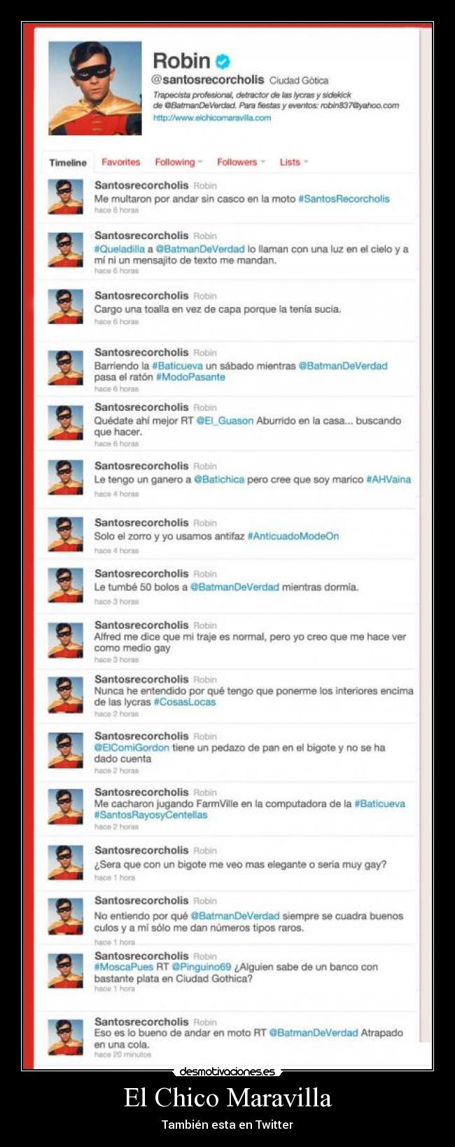 El Chico Maravilla - También esta en Twitter