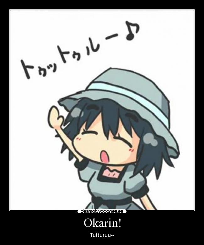 carteles steins gate mayuri shida desmotivaciones