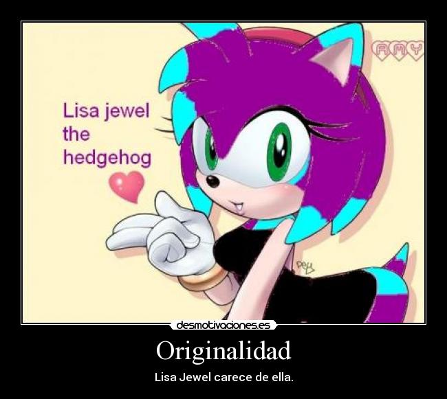 Originalidad - Lisa Jewel carece de ella.