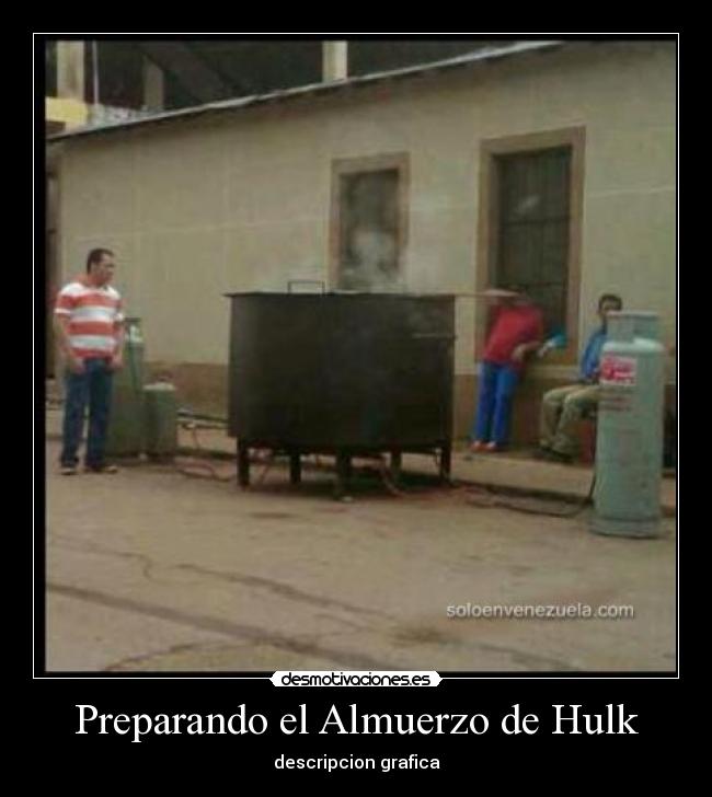 Preparando el Almuerzo de Hulk -