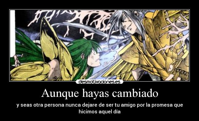 carteles saint seiya lost canvas degel unity desmotivaciones