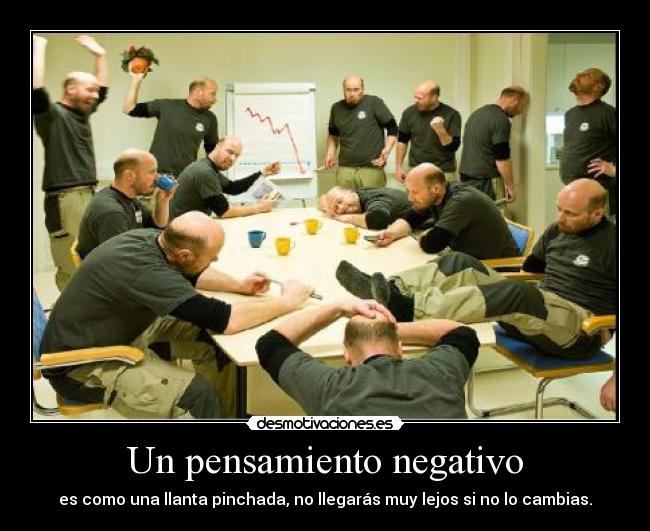 Un pensamiento negativo - 