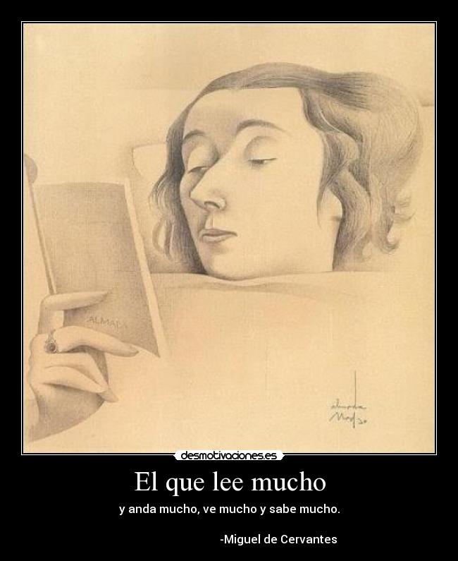El que lee mucho - 