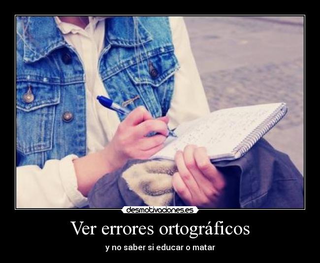 Ver errores ortográficos -