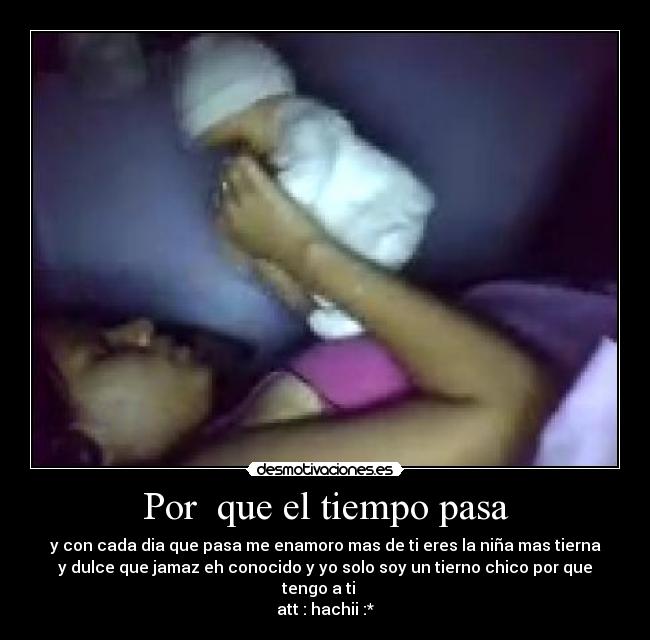 Por  que el tiempo pasa - 