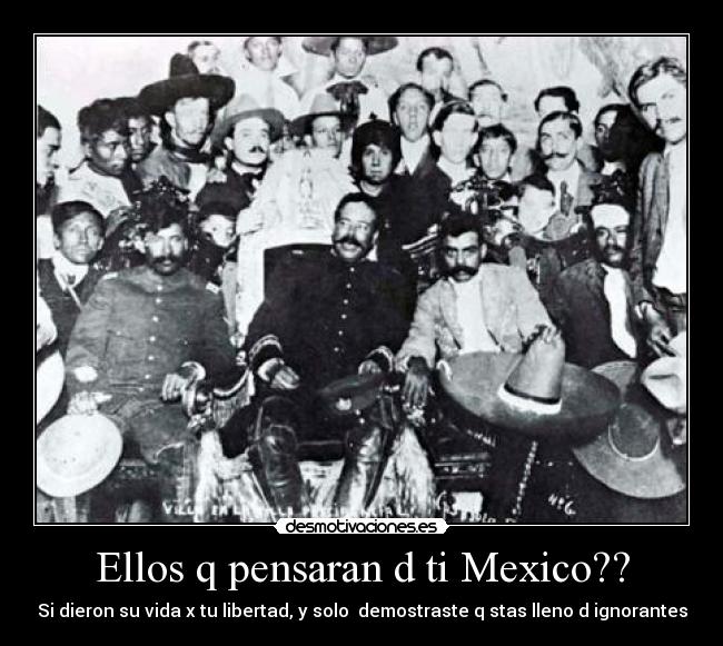 Ellos q pensaran d ti Mexico?? -