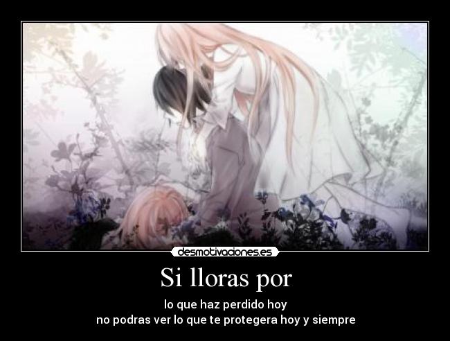 Si lloras por - 